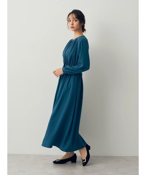 「YECCA VECCA」 長袖ワンピース FREE ブルー レディース_画像7