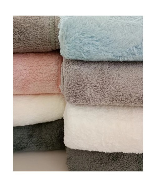 Mofuwa タオル ヒアルロン酸入り マイクロファイバーフェイスタオル4枚