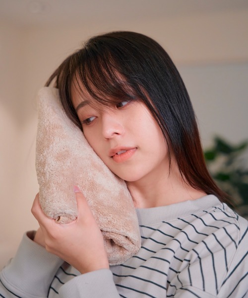 Mofuwa タオル ヒアルロン酸入り マイクロファイバーフェイスタオル4枚