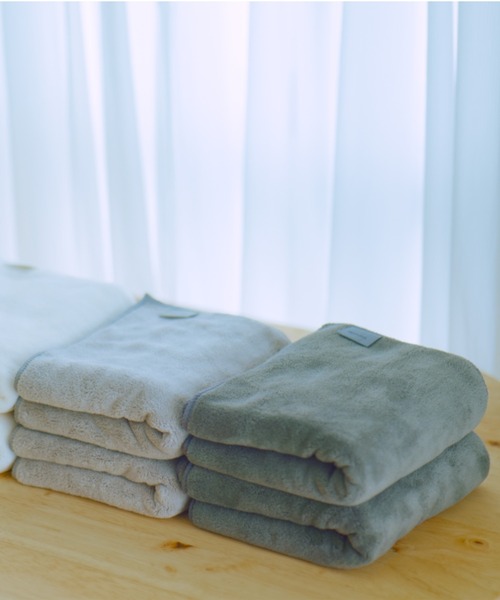 Mofuwa タオル ヒアルロン酸入り マイクロファイバーフェイスタオル4枚