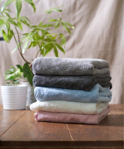 Mofuwa タオル ヒアルロン酸入り マイクロファイバーフェイスタオル4枚