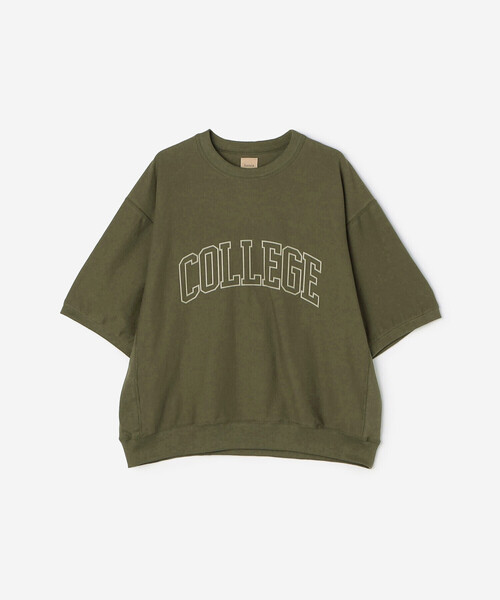 「Sanca」 半袖Tシャツ 2 カーキ メンズ_画像2