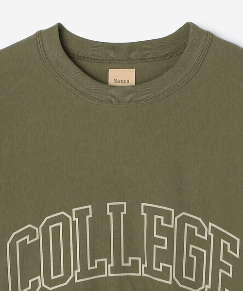 「Sanca」 半袖Tシャツ 2 カーキ メンズ_画像3