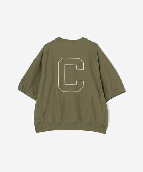 「Sanca」 半袖Tシャツ 2 カーキ メンズ_画像7