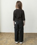 パンツ 「綿100%/ゆったり/きれいめ」ペイ...の詳細画像3