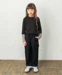 パンツ 「綿100%/ゆったり/きれいめ」ペイ...の詳細画像1