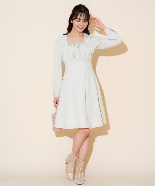 「WILLSELECTION」 長袖ワンピース FREE ミント レディース_画像2