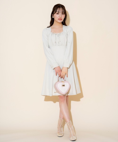 「WILLSELECTION」 長袖ワンピース FREE ミント レディース_画像3