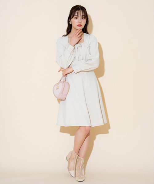 「WILLSELECTION」 長袖ワンピース FREE ミント レディース_画像4