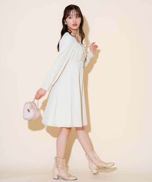 「WILLSELECTION」 長袖ワンピース FREE ミント レディース_画像5