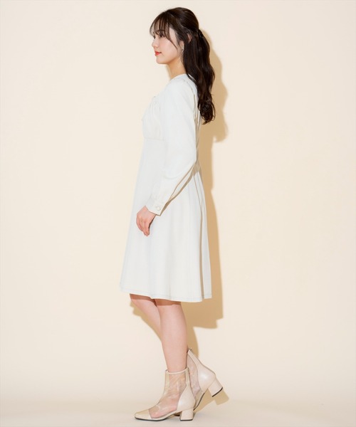 「WILLSELECTION」 長袖ワンピース FREE ミント レディース_画像6