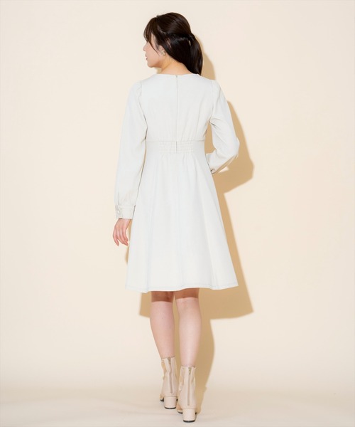 「WILLSELECTION」 長袖ワンピース FREE ミント レディース_画像7