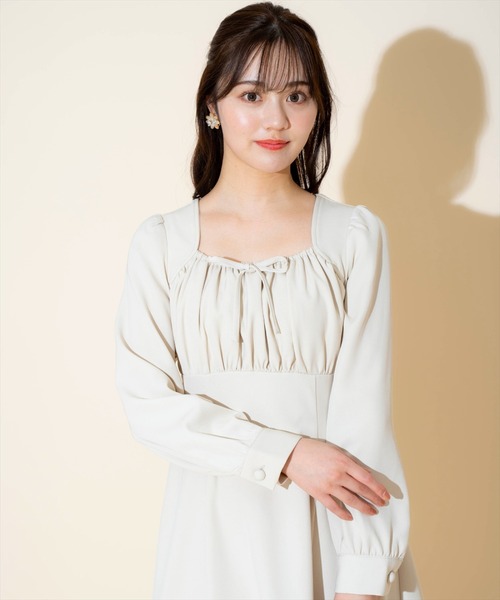 「WILLSELECTION」 長袖ワンピース FREE ミント レディース_画像8