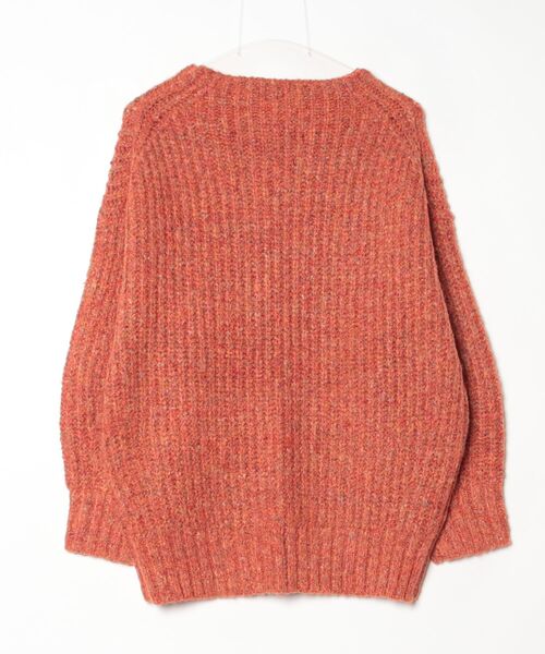 「hunch」 長袖ニット FREE オレンジ レディース_画像2