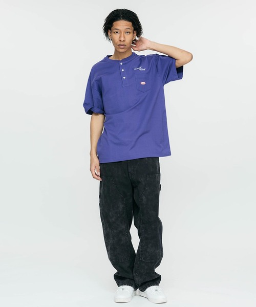 「XLARGE」 デニムパンツ 32inch パープル メンズ