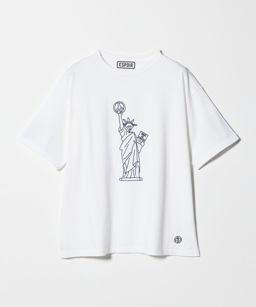 tシャツ 「ESPOIR」Skull Liberty Tシャツ メンズ : ZOZOTOWN Yahoo!店