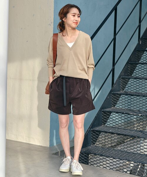 「Spick & Span」 長袖ニット FREE ネイビー レディース_画像2