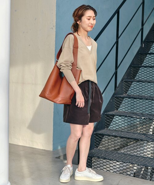 「Spick & Span」 長袖ニット FREE ネイビー レディース_画像3