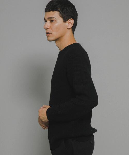 「URBAN RESEARCH Sonny Label」 長袖ニット MEDIUM アイボリー メンズ_画像3