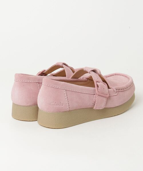 「Clarks」 シューズ UK5.5 ピンク レディース