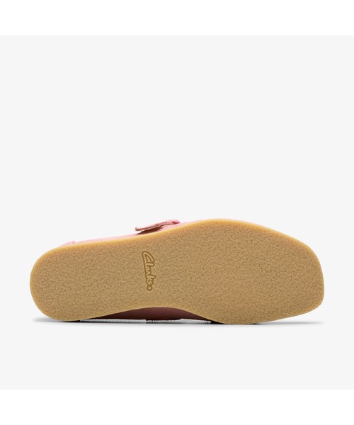 「Clarks」 シューズ UK5.5 ピンク レディース