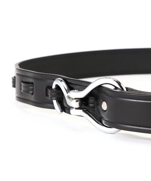 「TORY LEATHER」 ベルト 30 ブラック メンズ_画像4