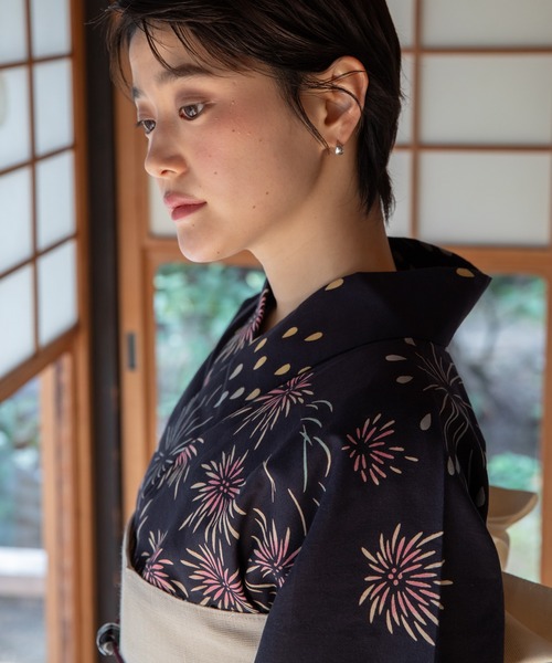 浴衣 「二橋染工場」注染こだわり浴衣2点セット by yukatakan grace