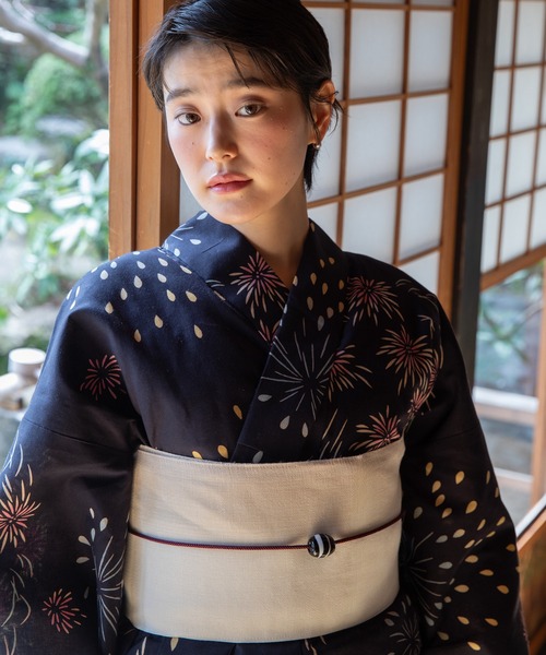 浴衣 「二橋染工場」注染こだわり浴衣2点セット by yukatakan grace