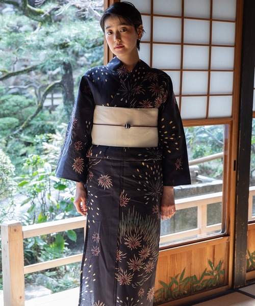 浴衣 注染浴衣2点セット レディース : ZOZOTOWN Yahoo!店 - 通販