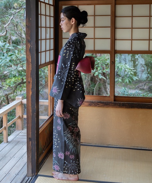 浴衣 注染浴衣2点セット レディース : ZOZOTOWN Yahoo!店 - 通販