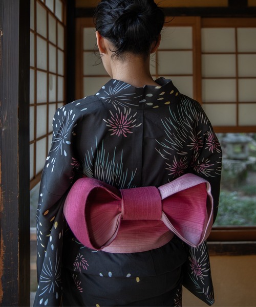 浴衣 「二橋染工場」注染こだわり浴衣2点セット by yukatakan grace