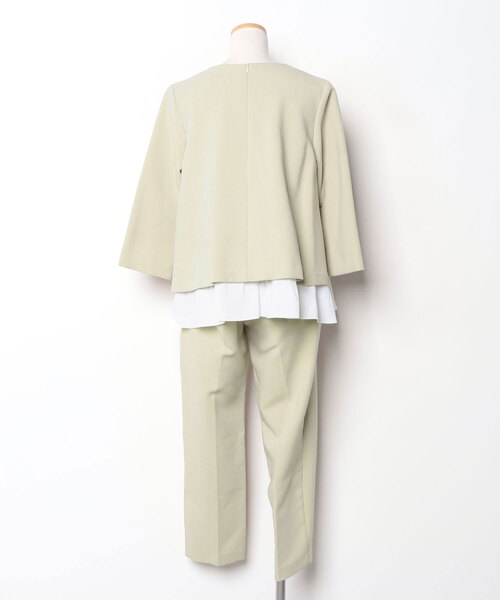 「DRESS LAB」 セットアップ L ベージュ レディース_画像2