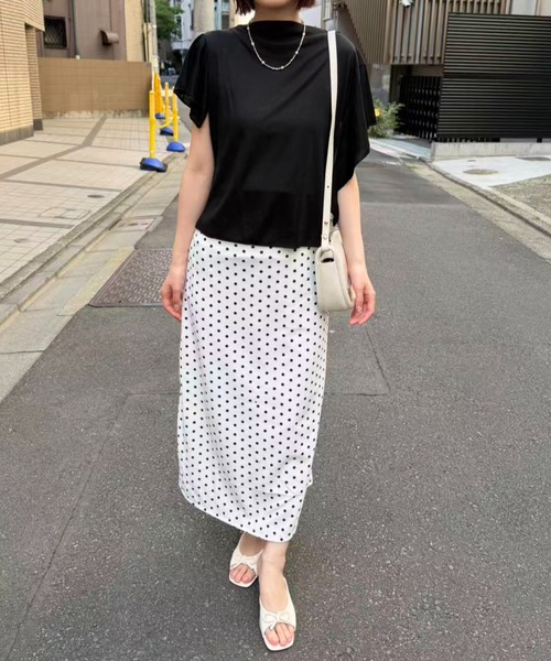 ロング スカート ドットタイトロングスカート : ZOZOTOWN Yahoo!店