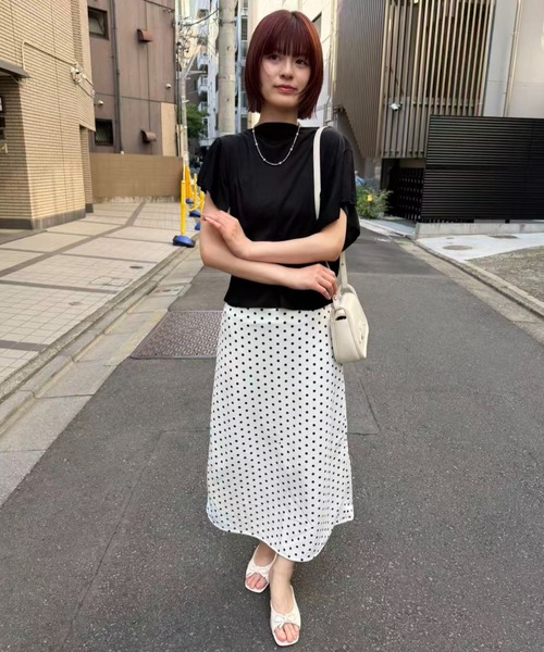 ロング スカート ドットタイトロングスカート : ZOZOTOWN Yahoo!店