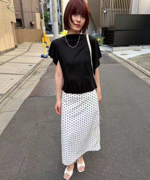 ロング スカート ドットタイトロングスカート : ZOZOTOWN Yahoo!店