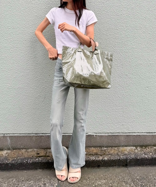 トートバッグ クリアPVCトートバッグ レディース : ZOZOTOWN Yahoo!店