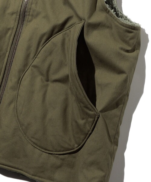 「ARMY TWILL」 ベスト LARGE オリーブ メンズ_画像2