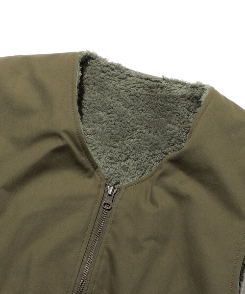 「ARMY TWILL」 ベスト LARGE オリーブ メンズ_画像4