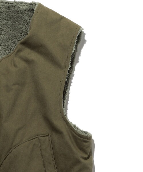 「ARMY TWILL」 ベスト LARGE オリーブ メンズ_画像6