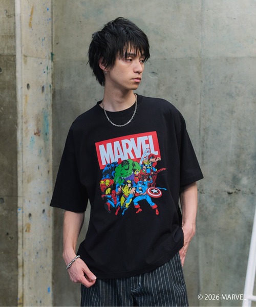 MARVEL（マーベル） tシャツ 」 Assembly Tee / アセンブリ / Black
