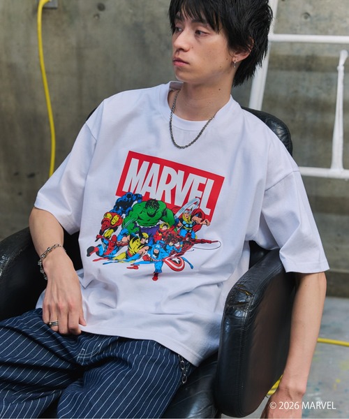 MARVEL（マーベル） tシャツ 」 Assembly Tee / アセンブリ / Black