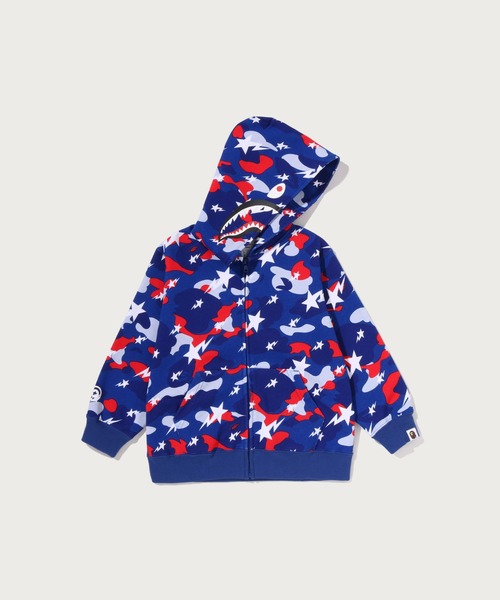 A BATHING APE（アベイシングエイプ） パーカー STA STRIKE CAMO SHARK