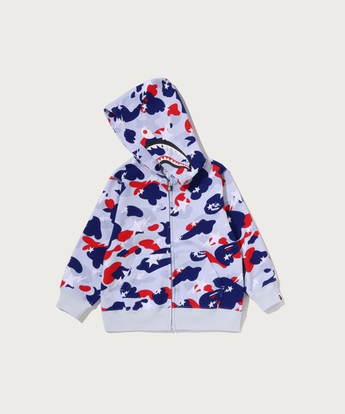 A BATHING APE（アベイシングエイプ） パーカー STA STRIKE CAMO SHARK