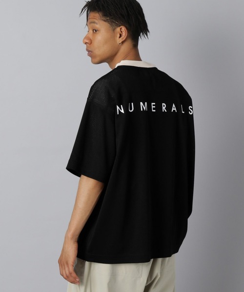 「NUMERALS」 半袖Tシャツ MEDIUM ホワイト メンズ_画像2