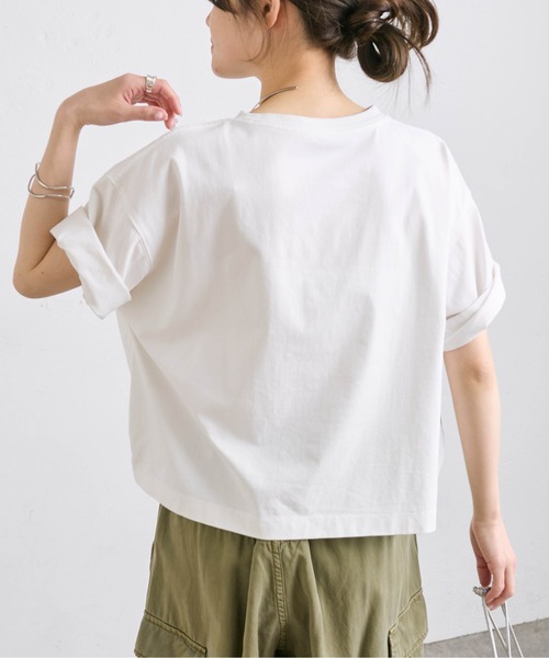 「PUAL CE CIN」 半袖Tシャツ FREE チャコールグレー レディース_画像2