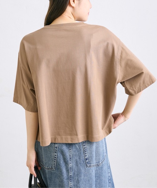 「PUAL CE CIN」 半袖Tシャツ FREE チャコールグレー レディース_画像8