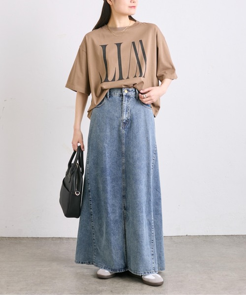 「PUAL CE CIN」 半袖Tシャツ FREE チャコールグレー レディース_画像9