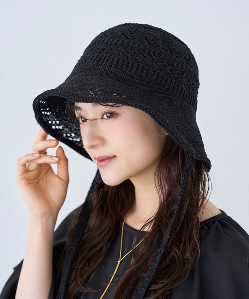 「mil」 帽子 ONE SIZE オフホワイト レディース_画像6