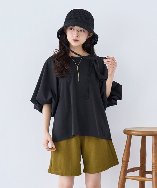 「mil」 帽子 ONE SIZE オフホワイト レディース_画像8