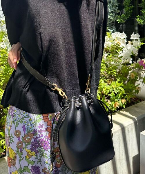 希少 COACH ハラコ レディース ワンショルダーバッグ 8124 ブラック COACH（コーチ） ショルダーバッグ ONE ブラック系その他 レディース